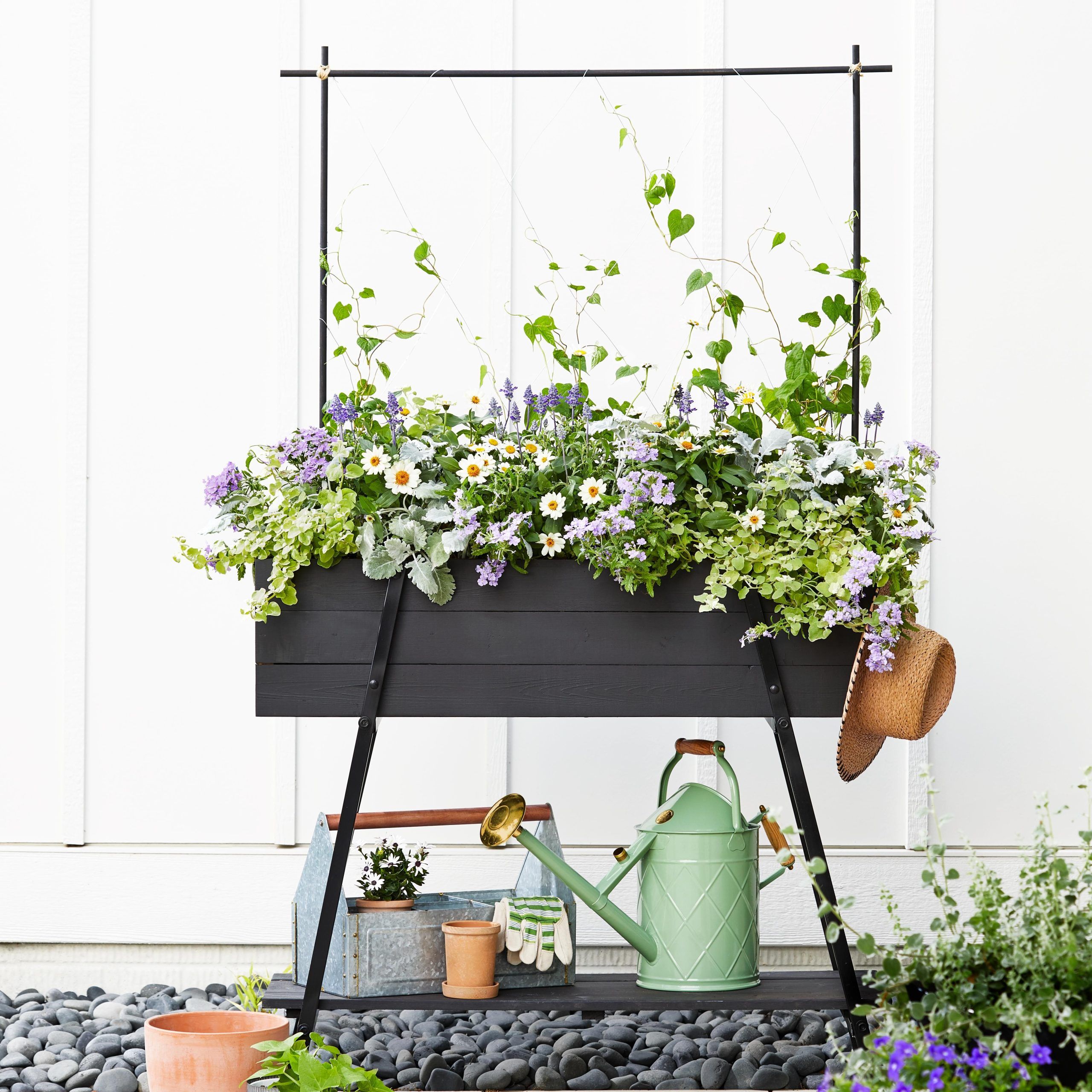 Plant Stands With Flower Box Within Trendy This Modern Farmhouse Plant Stand Belongs In An Episode Of 'fixer Upper' (View 7 of 10)