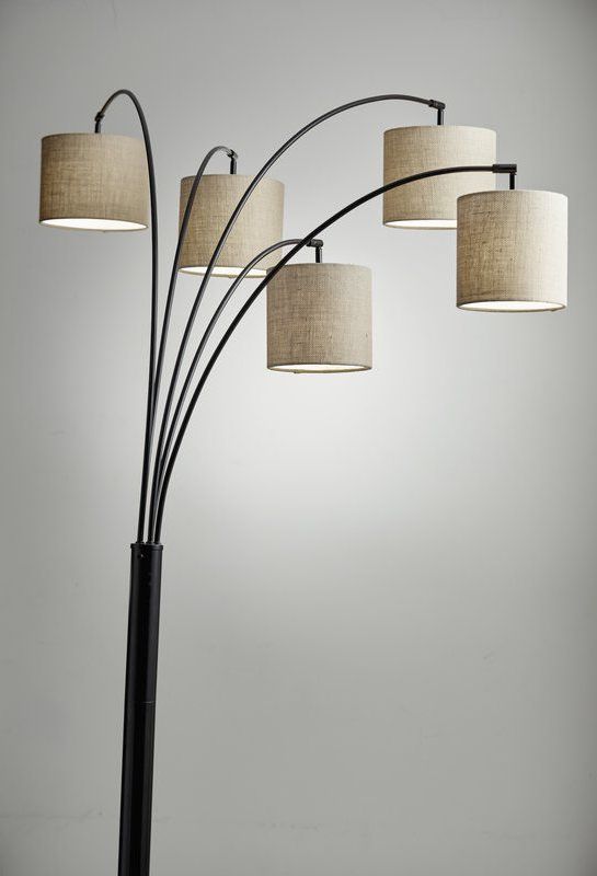 Popular 82 Inch Standing Lamps Intended For Presley 82" Black Tree Floor Lamp (View 9 of 10)