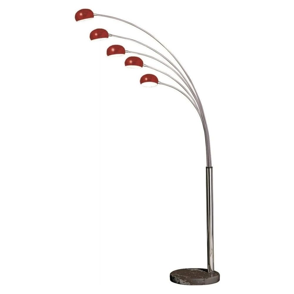 Preferred 5 Light Arc Standing Lamps With Regard To Long 5 Arm Arc Floor Lamp – Leezworld (View 9 of 10)