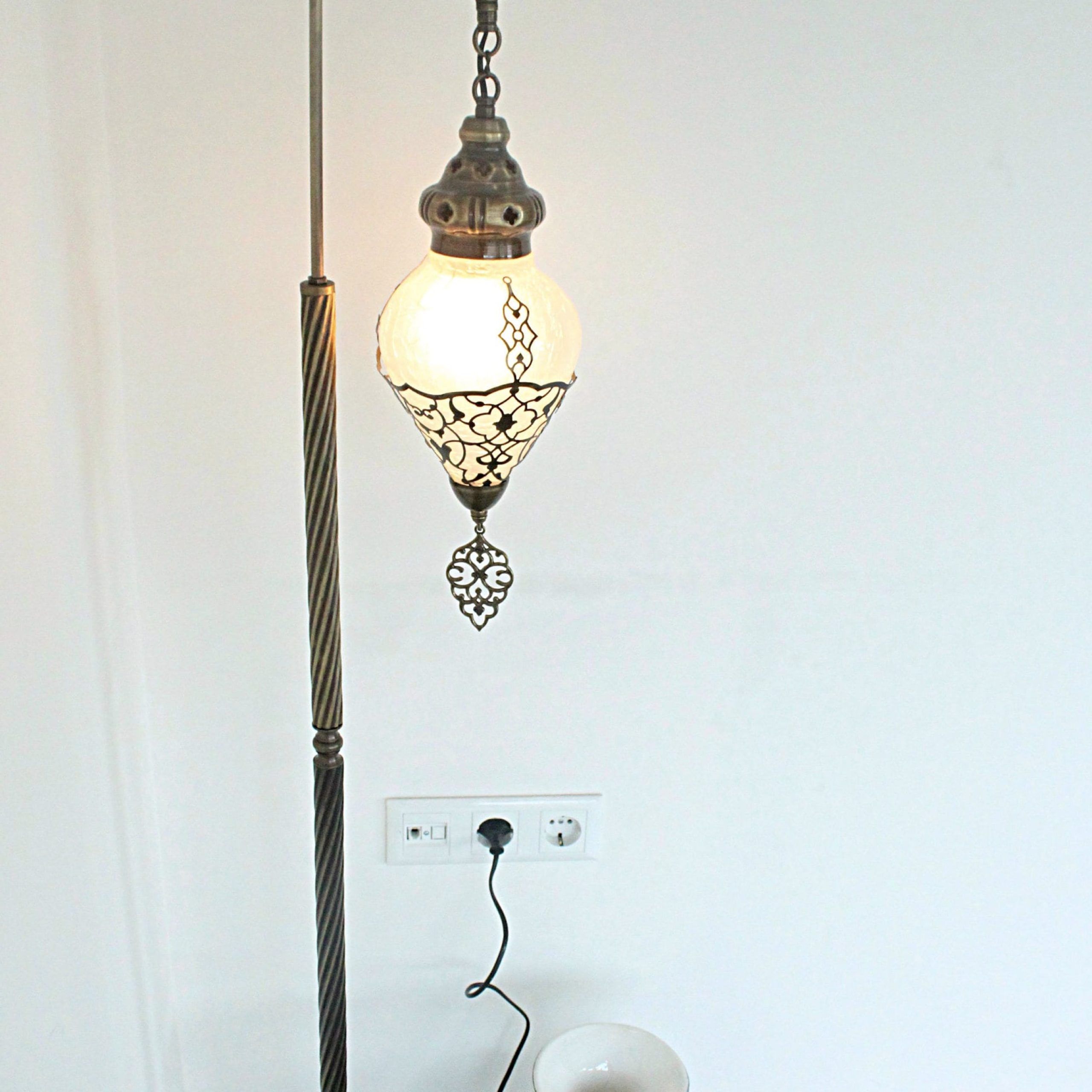 Recent Lantern Standing Lamps In Standing Lamp Moroccan Lantern Chandelierturkish Light – Etsy (View 8 of 10)