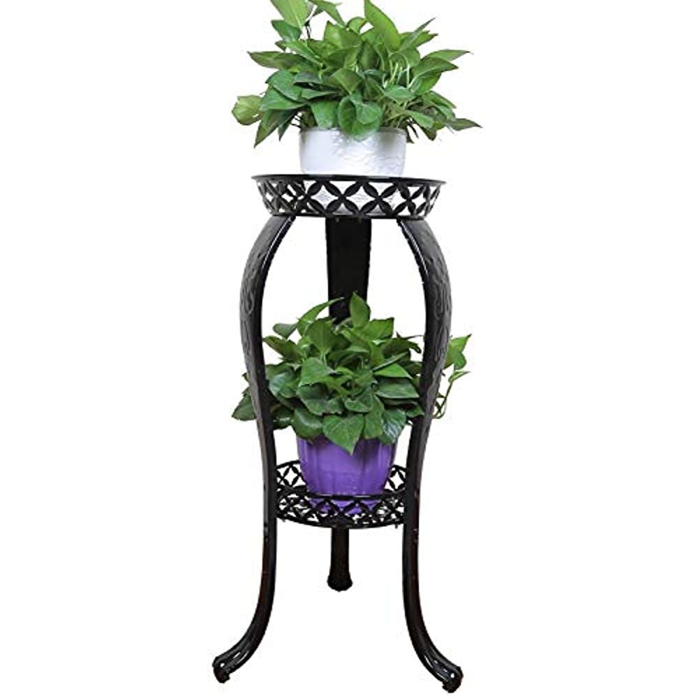 Recent Metal Potted Plant Stand, 32inch Rustproof Decorative Flower Pot Rack With  Indoor Outdoor Iron Art Planter Holders Garden Steel Pots Containers  Supports Corner Display Stand – Walmart Throughout 32 Inch Plant Stands (View 4 of 10)