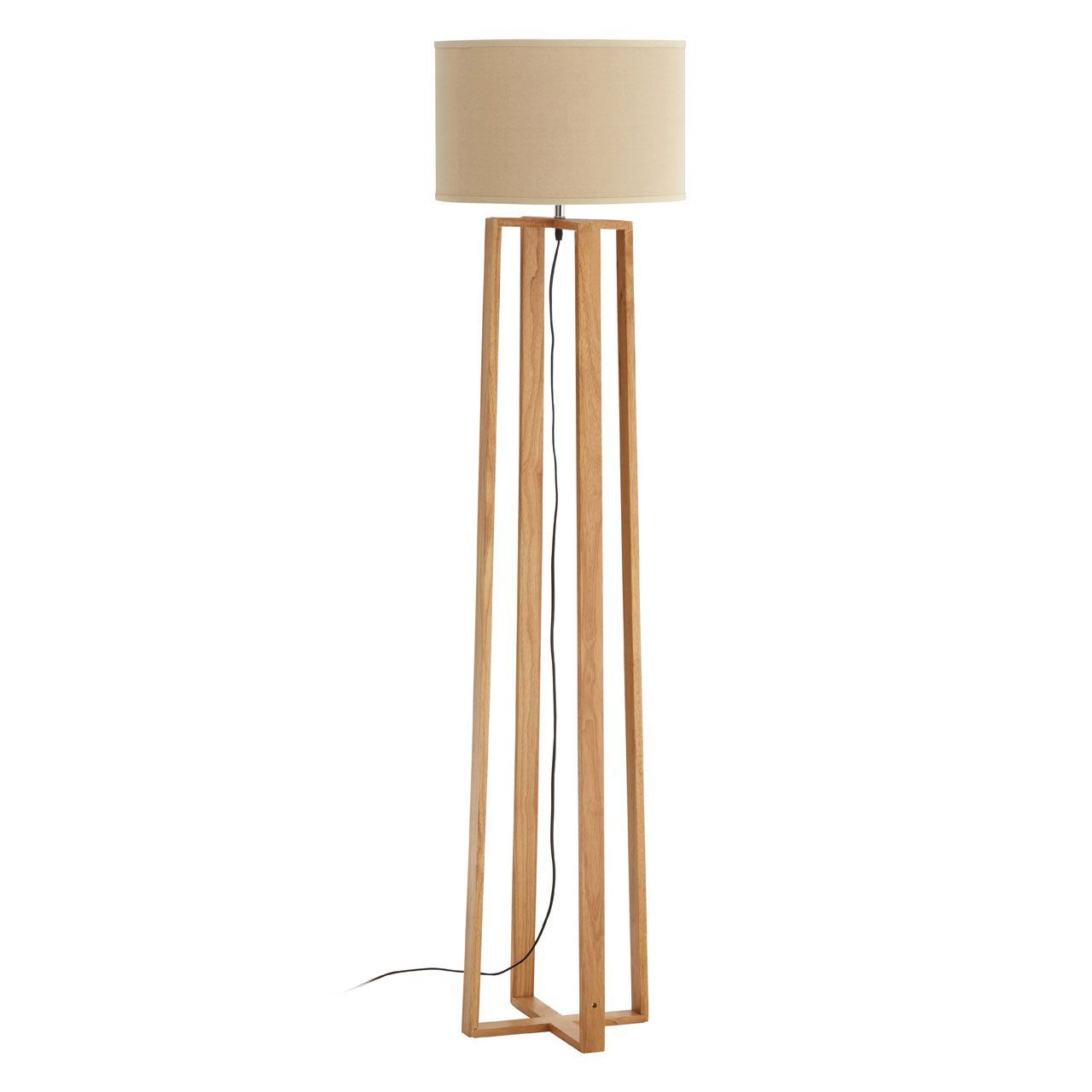 Rubberwood Floor Lamp – The Home Market With Regard To Most Recently Released Rubberwood Standing Lamps (View 4 of 10)