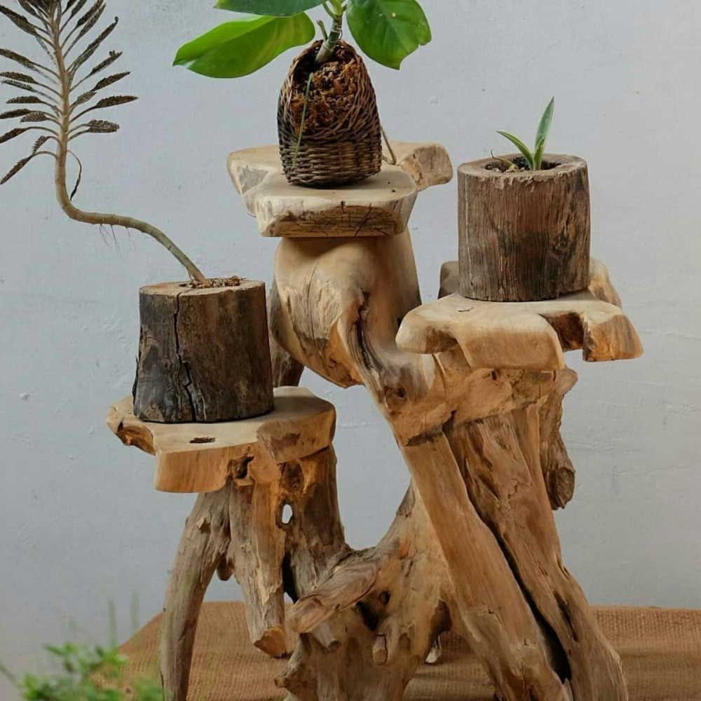 Rustic Plant Stands Pertaining To Favorite 31 Exclusive Plant Stand Ideas To Introduce Into Your Interior (View 1 of 10)