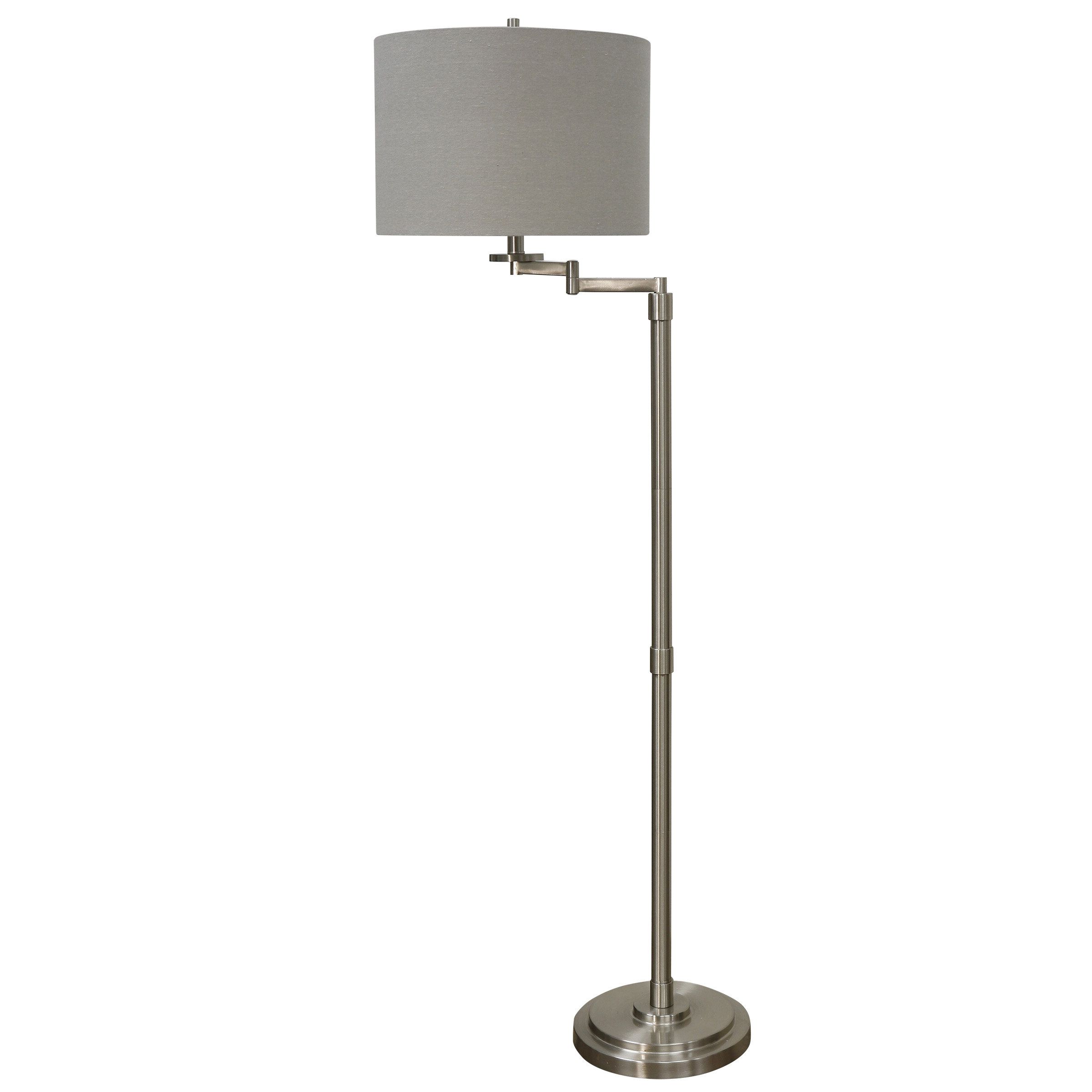 Silver Floor Lamps You'll Love In 2023 Pertaining To Silver Metal Standing Lamps (View 4 of 10)