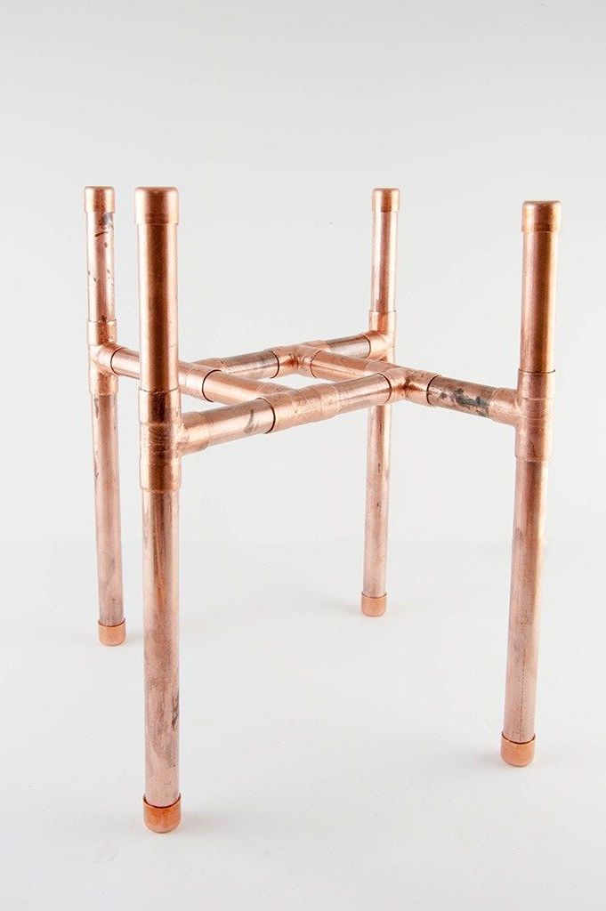 Simple Diy Copper Plant Stand (View 6 of 10)