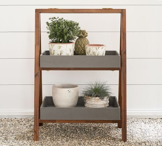 Trendy Abbott Two Tier Plant Stand (View 3 of 10)