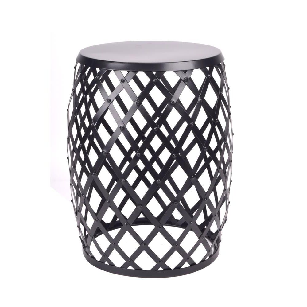Trendy Round Plant Stands For 18 In Black Outdoor Round Steel Plant Stand In The Plant Stands Department  At Lowes (View 10 of 10)