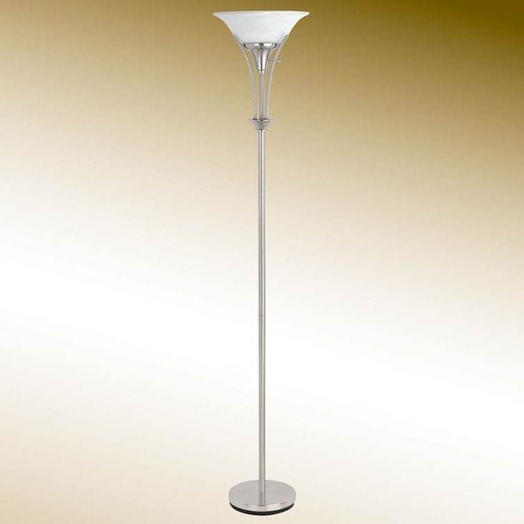 Trendy Silver Steel Standing Lamps Pertaining To Brushed Steel Floor Lamps – Speedyfurniture (View 5 of 10)