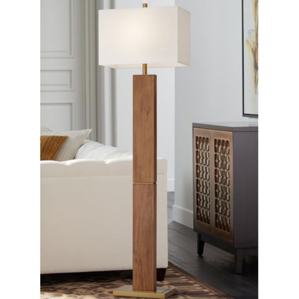 Trendy Walnut Standing Lamps Pertaining To Walnut Grove Floor Lamp (View 4 of 10)
