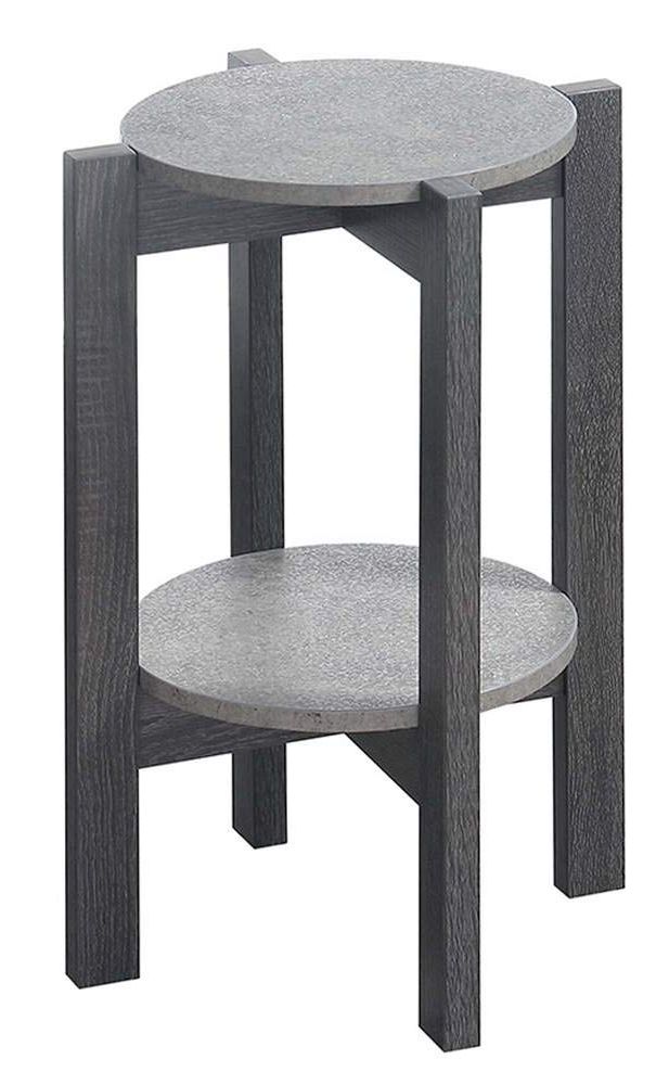Weathered Gray Plant Stands Pertaining To Most Recently Released Amazon : Plant Stand In Weathered Gray Finish : Patio, Lawn & Garden (View 10 of 10)