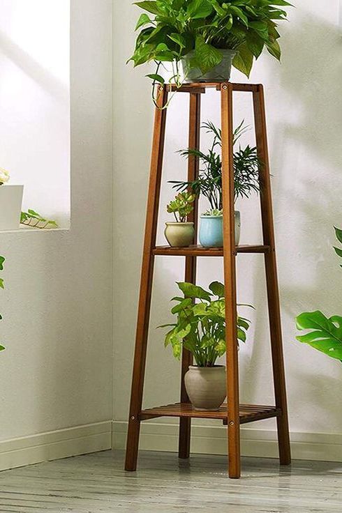 Well Known Wood Plant Stands For 39 Best Plant Stands  (View 2 of 10)