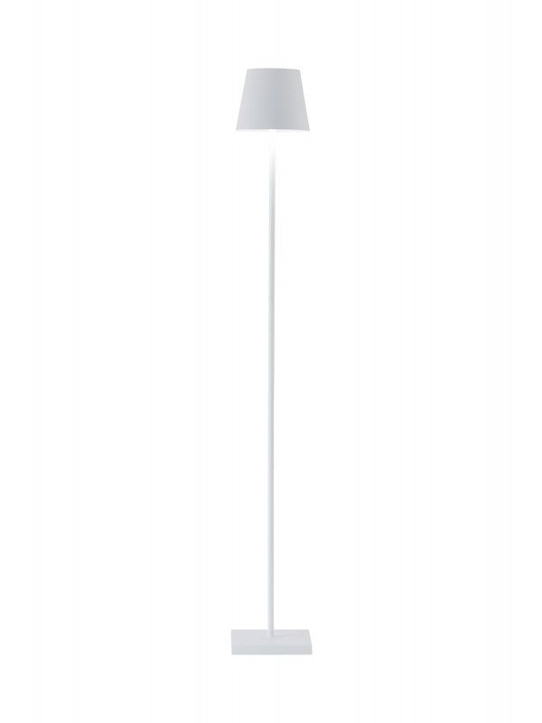 Well Liked Standing Lamps With Dimmable Led Throughout Poldina Pro L White Rechargeable And Dimmable Led Lamp 122cm (View 2 of 10)