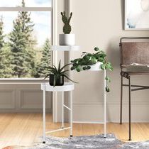 White Plant Stands & Tables You'll Love In  (View 8 of 10)
