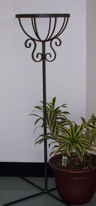 Wrought Iron Plant Stands Pertaining To Latest Wrought Iron Plant Stand – Eventrent (View 9 of 10)