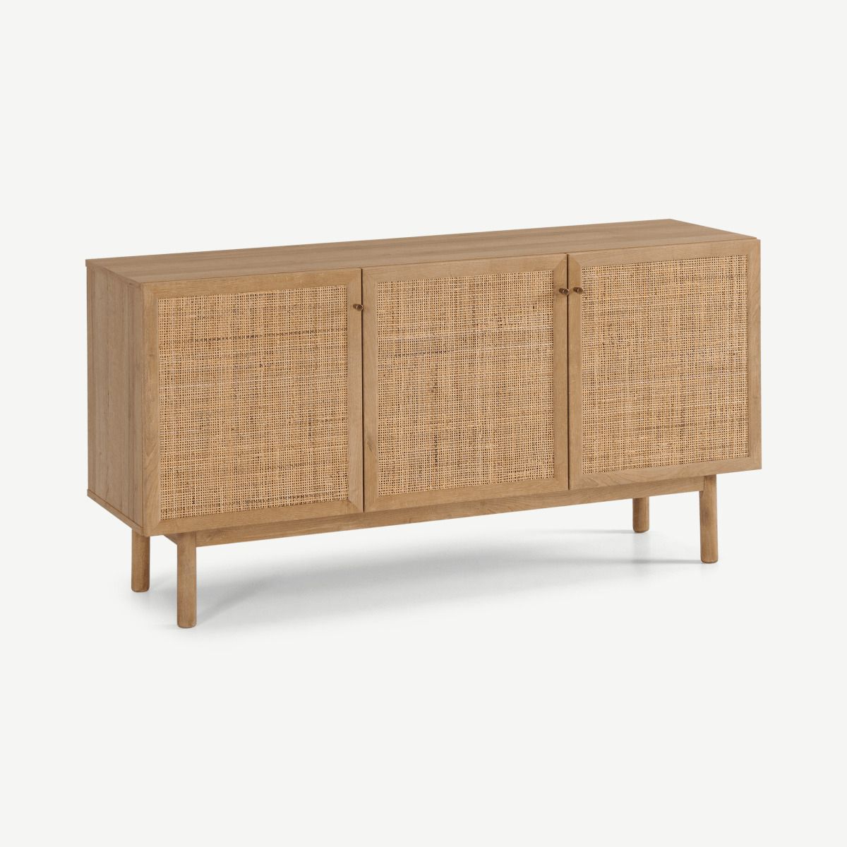 Assembled Rattan Sideboards Intended For Most Current Pavia Sideboard, Natural Rattan & Oak Effectmade (View 6 of 10)