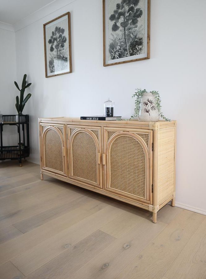 Assembled Rattan Sideboards Within 2020 Siena Natural Rattan Buffet – Buy Now (View 3 of 10)