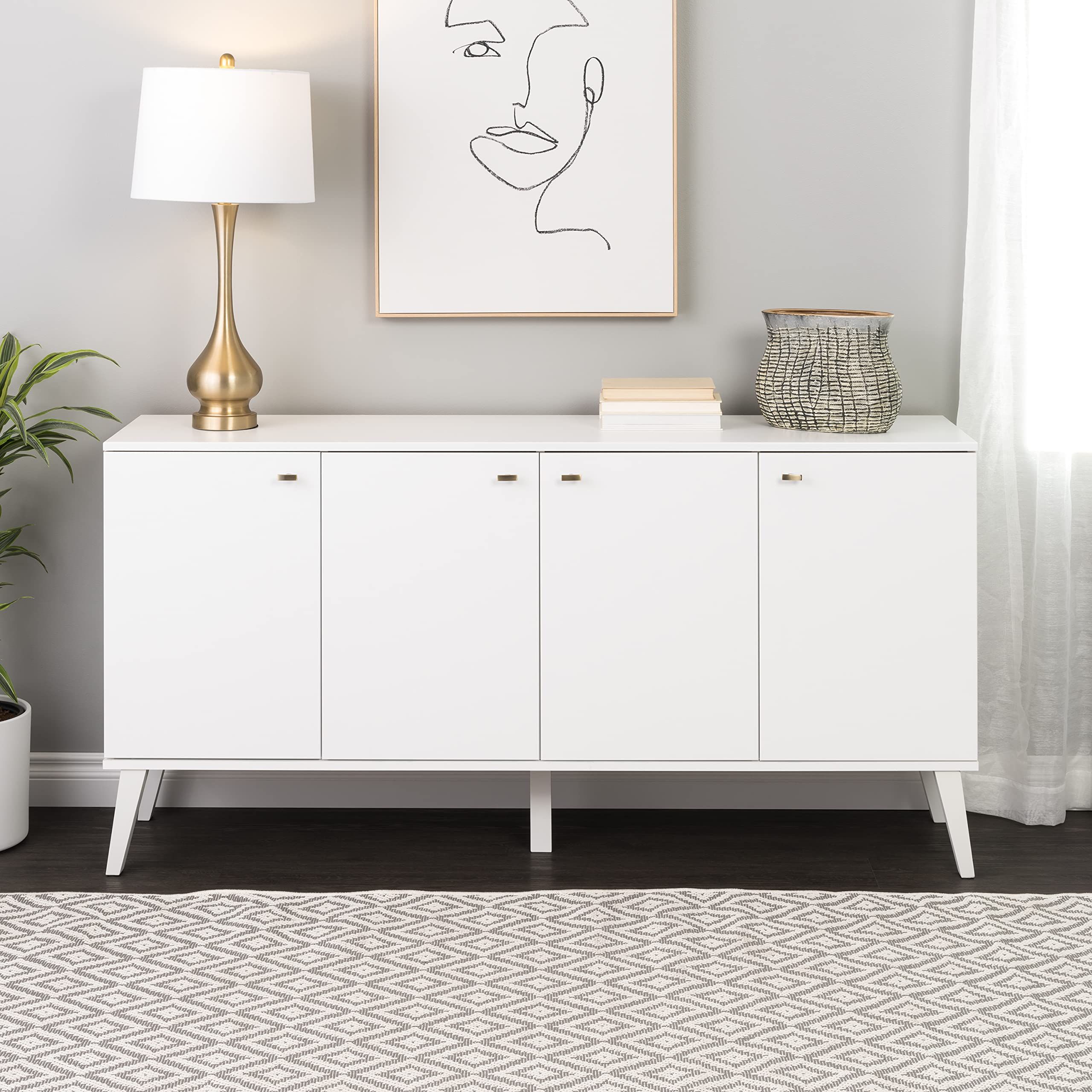 Featured Photo of 10 Best Ideas Mid-century Modern White Sideboards