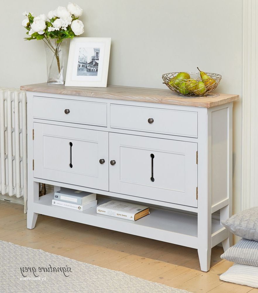 Entry Console Sideboards Throughout Widely Used Signature Grey Small Sideboard/hall Console Shoe Storage Table (Photo 10 of 10)