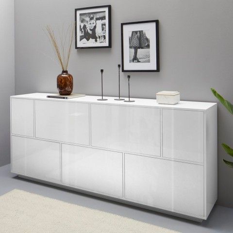 Most Recent White Sideboards For Living Room Within Lopar Sideboard 200cm Living Room Sideboard Kitchen White Design (Photo 5 of 10)