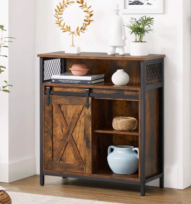 Recent Sideboards Cupboard Console Table Within Industrial Storage Cabinet Small Rustic Sideboard Vintage Console Table  Cupboard (Photo 8 of 10)