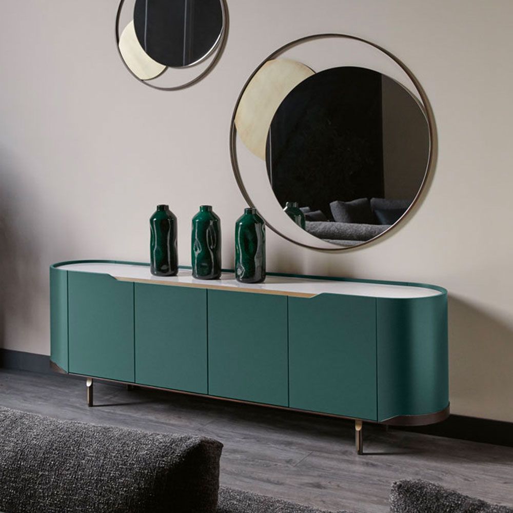 Widely Used Large Modern Curved Buffet Sideboard – Juliettes Interiors Throughout Modern And Contemporary Sideboards (Photo 8 of 10)