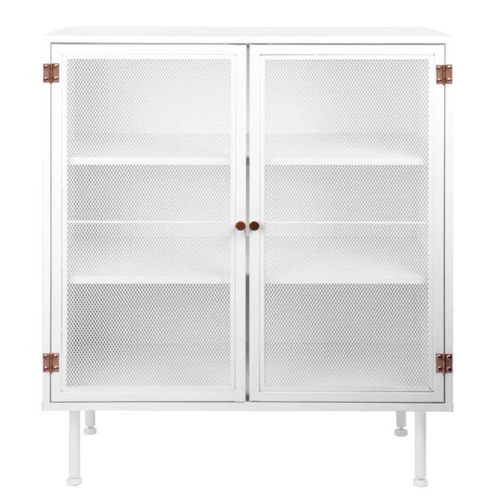 Widely Used Sideboards With Breathable Mesh Doors Inside Frapow Sideboard Buffet Cabinet, Kitchen Sideboards With Breathable Mesh  Doors, Cupboard Console Table, White – Walmart (View 3 of 10)