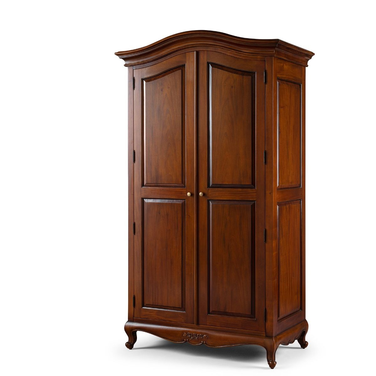 Current Mahogany Wardrobes With Regard To Alexander French Double Wardrobe (Photo 7 of 10)