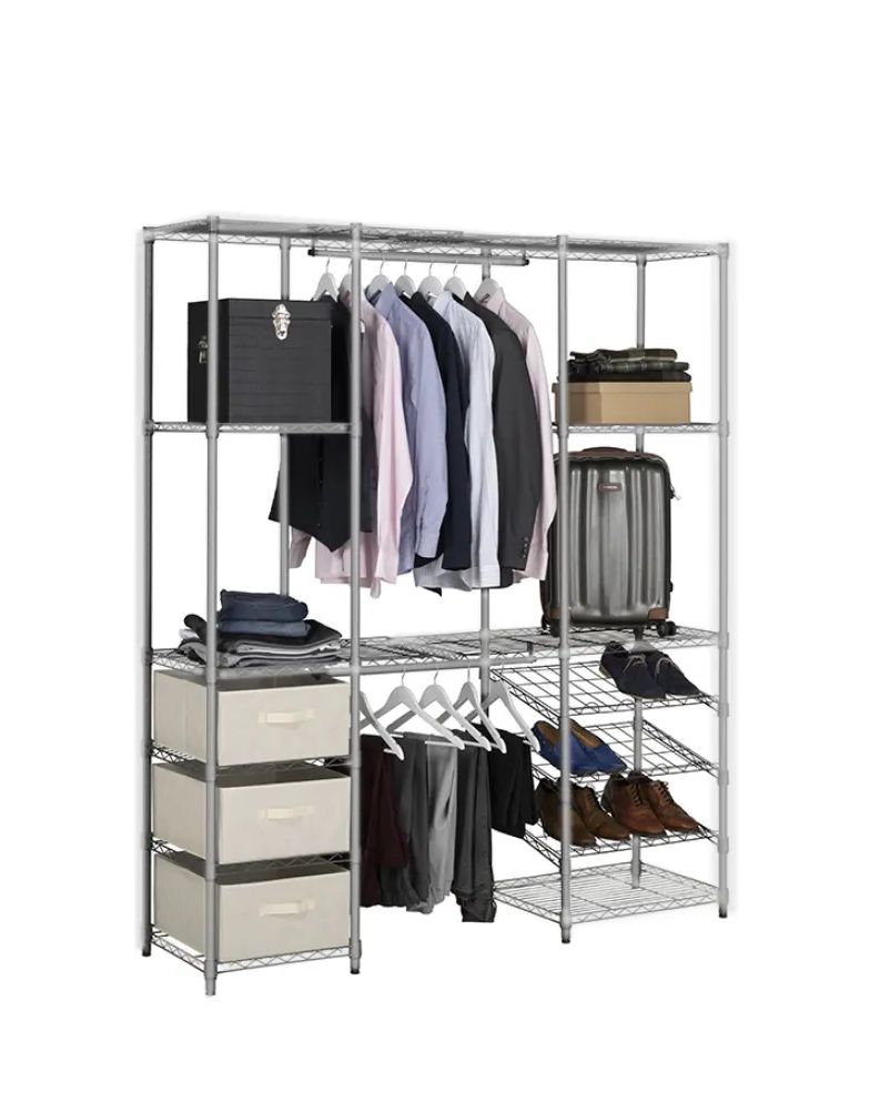 Featured Photo of 10 Inspirations Chrome Garment Wardrobes
