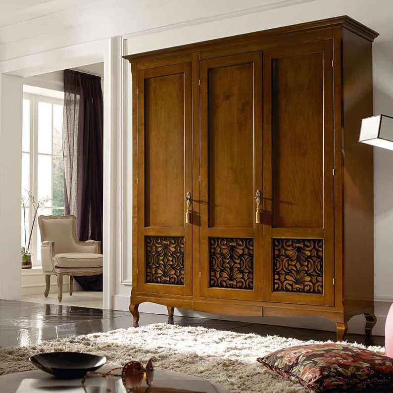 Most Up To Date Traditional Wardrobes For Traditional Wardrobe – Capri – Villa Nova Italia – Lacquered Wood / With  Swing Doors (Photo 4 of 10)