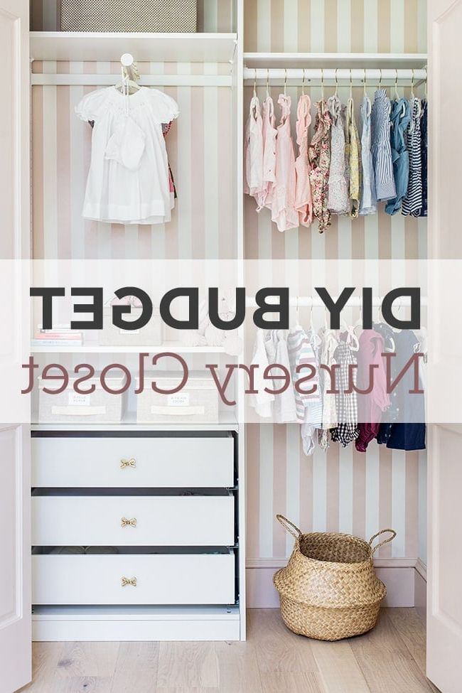 Nursery Wardrobes Inside Most Current Nursery Closet Reveal – Jenna Sue Design (Photo 10 of 10)