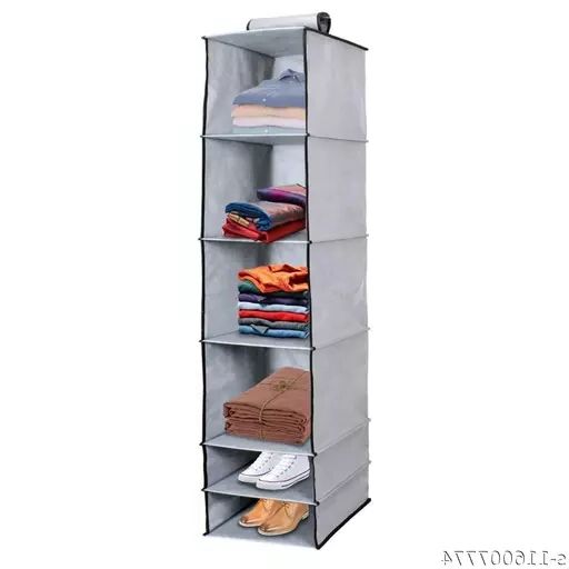Preferred Home Style India Non Woven Hanging 6 Shelves Foldable Wardrobe Closet Cloth  Organizer Hanging Shelf Organizer ( Regarding 6 Shelf Non Woven Wardrobes (View 9 of 10)
