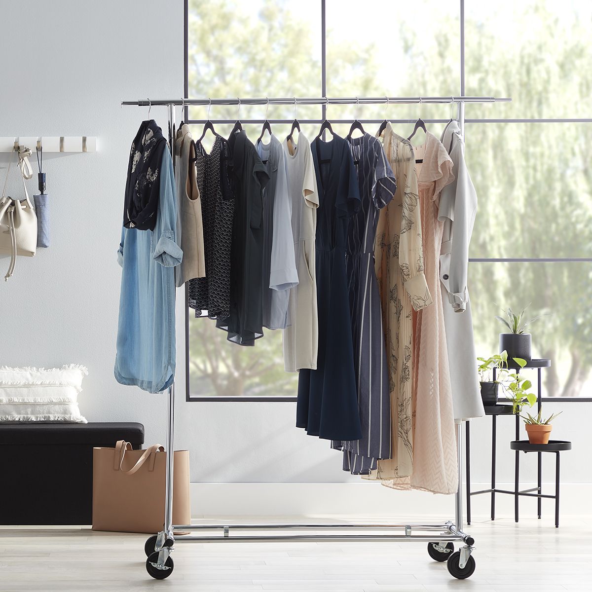 The Container Store In Chrome Garment Wardrobes (Photo 8 of 10)