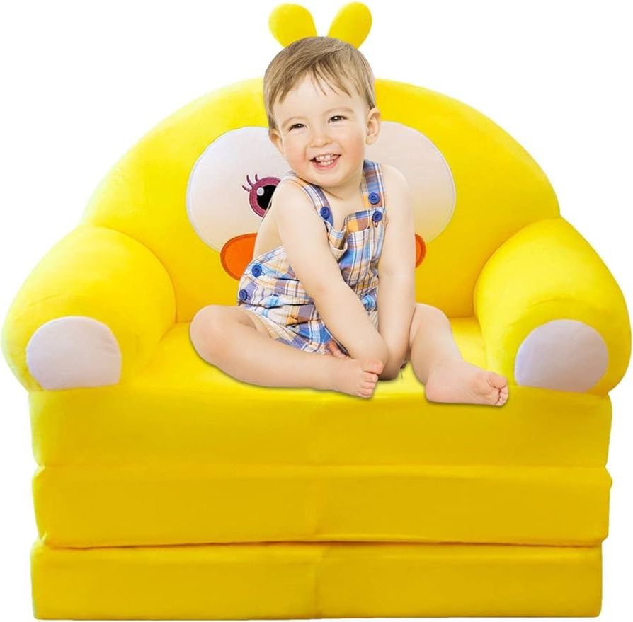 2 In 1 Convertible Sofa To Lounger,unisex Cartoon Lazy  Open Soft Sofa Bed For Living Room Bedroom Jikiaci : Amazon.au: Home Inside 2 In 1 Foldable Children's Sofa Beds (Photo 8 of 10)