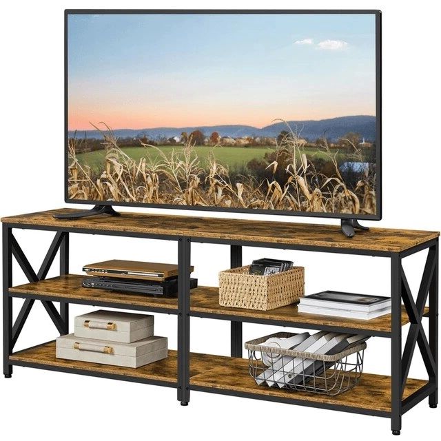2017 Tier Stands For Tvs Throughout Wood And Metal 3 Tier Stand For Tvs To 70 – Aliexpress (View 5 of 10)