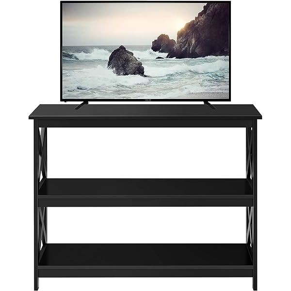 2018 Romain Stands For Tvs Inside Amazon: Furinno Romain Turn N Tube Stand For Tv Up To 40 Inch, 40 Inch,  Espresso/black : Everything Else (View 6 of 10)