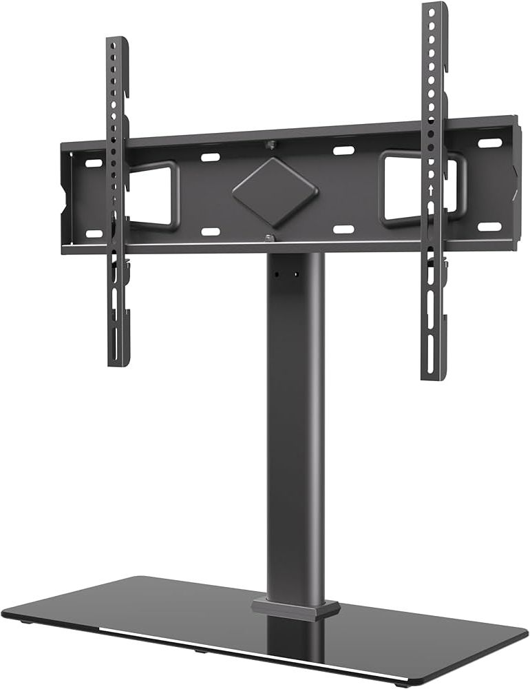 Amazon: Promounts Universal Table Top Tv Stand For 37 72 Inch Lcd Led  Smart Tvs, ± 25° Swivel Tv Stand, Steel Tv Mount Bracket, Sturdy Thick  Tempered Glass Base, Max Vesa 600x400 (amsa6401) : Electronics With Fashionable Universal Tabletop Tv Stands (View 2 of 10)