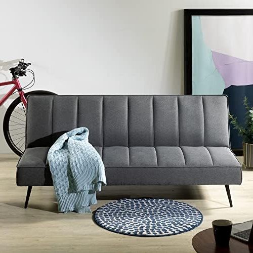 Amazon: Zinus Quinn Sleeper Sofa / Convertible Sofa / Futon / 2 In 1  Folding Sofa Bed For Apartments, Guest Rooms, And Compact Spaces : Home &  Kitchen With Regard To Best And Newest 2 In 1 Foldable Sofas (View 4 of 10)