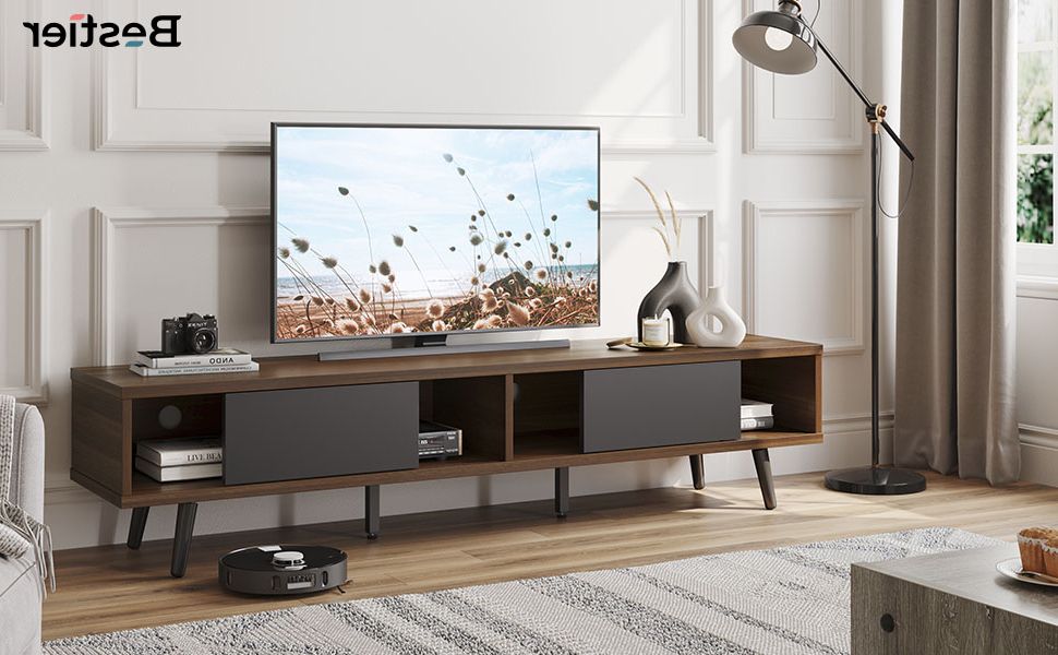 Featured Photo of The 10 Best Collection of Bestier Tv Stand for Tvs Up to 75"