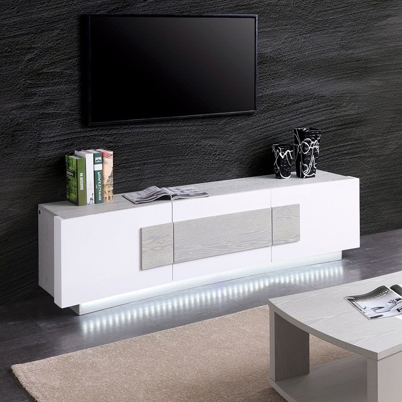 Contemporary Tv Stand With Regard To 2018 White Tv Stands Entertainment Center (Photo 7 of 10)