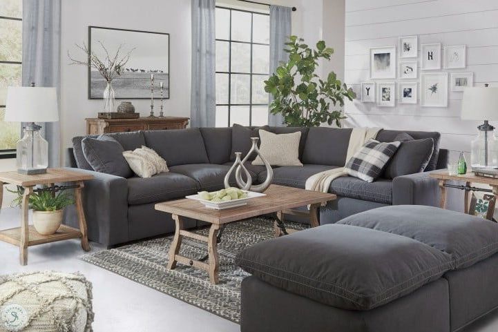 Dark Gray Sectional Sofas Pertaining To Most Recently Released Sectionals (Photo 5 of 10)