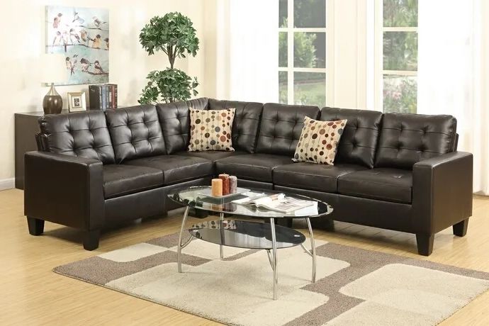 Ebay Inside Faux Leather Sectional Sofa Sets (View 7 of 10)