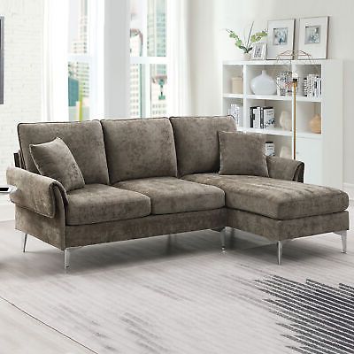 Ebay Regarding L Shape Couches With Reversible Chaises (View 9 of 10)