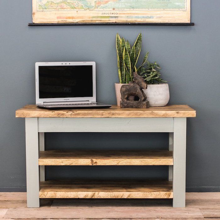 Farmhouse Stands With Shelves For Most Recently Released Rustic Farmhouse Tv Stand (View 10 of 10)
