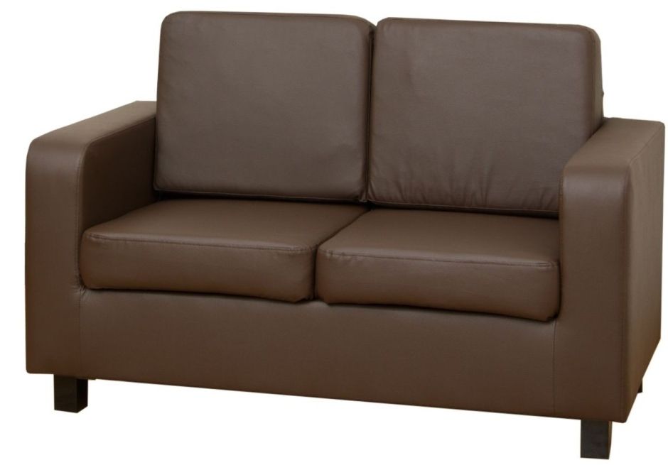 Faux Leather Sofas In Chocolate Brown Intended For Most Current Anthony Faux Leather Sofa – Online Reality (Photo 5 of 10)