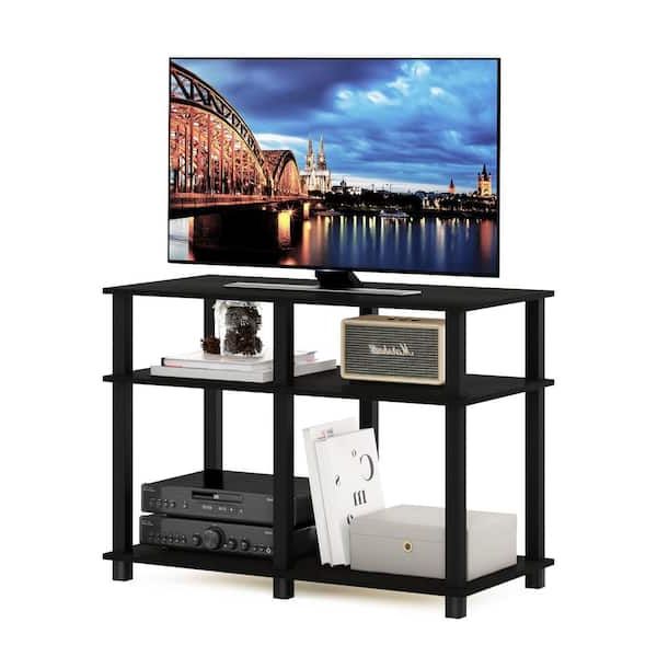 Furinno Romain Turn N Tube 31.5 In.espresso/black Tv Stand Fits Tv's Up To  40 In. 20313exbk – The Home Depot In Popular Romain Stands For Tvs (Photo 5 of 10)