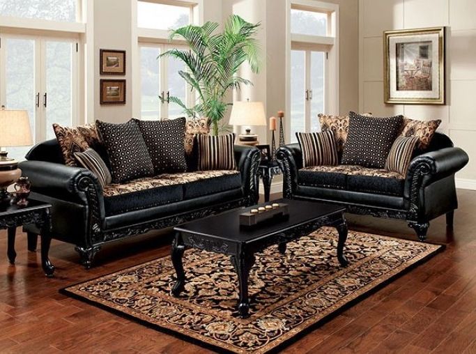 Featured Photo of  Best 10+ of Traditional Black Fabric Sofas