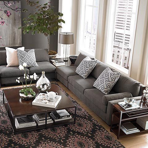 Grey Couch Living Room, Grey Sofa  Living Room, Couch Decor Throughout Well Known Dark Grey Loveseat Sofas (Photo 1 of 10)