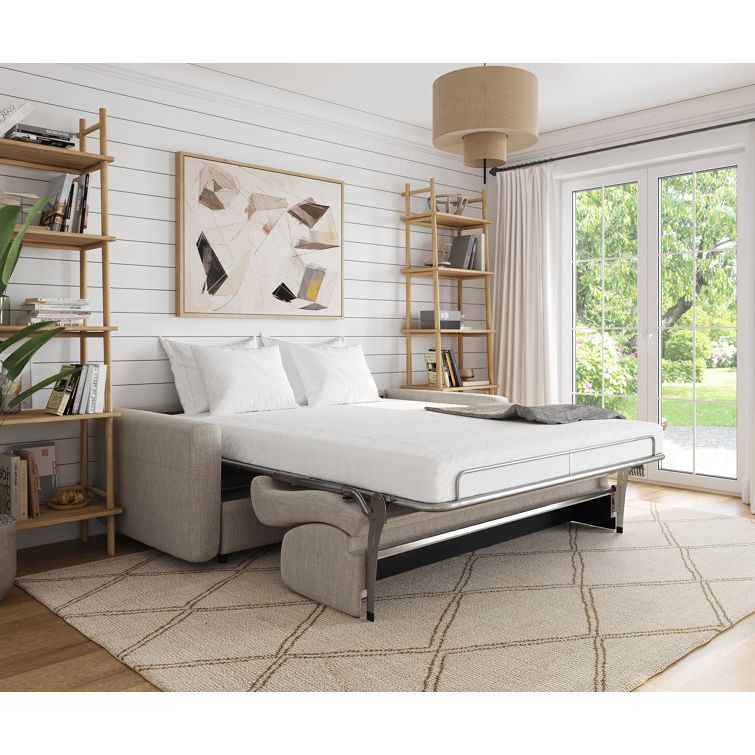Most Recently Released Queen Size Convertible Sofa Beds For Create Comfort 85" Killian Queen Size Convertible Sleeper Sofa With Dual  Mattress (Photo 1 of 10)