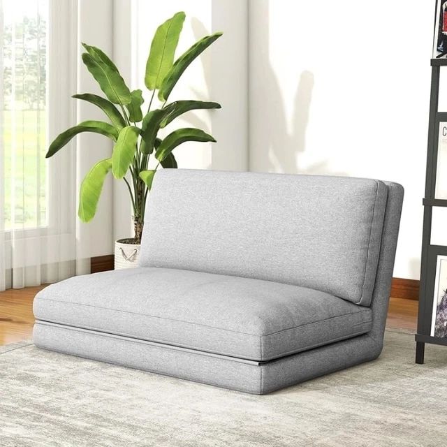 Newest Adjustable Backrest Futon Sofa Beds With Regard To Convertible Futon Sofa Bed 4 In 1 Multi Function Modern Mini Single Floor Sleeper  Chair With Adjustable Backrest For Living – Aliexpress (View 7 of 10)