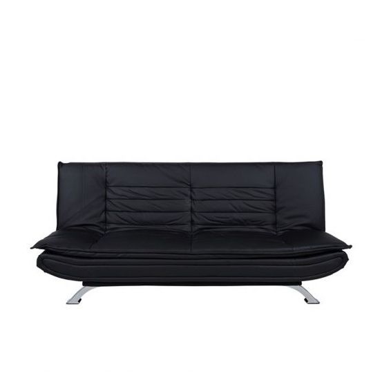 Newest Sofa Bed Faith Black Inside Sofas In Black (Photo 3 of 10)